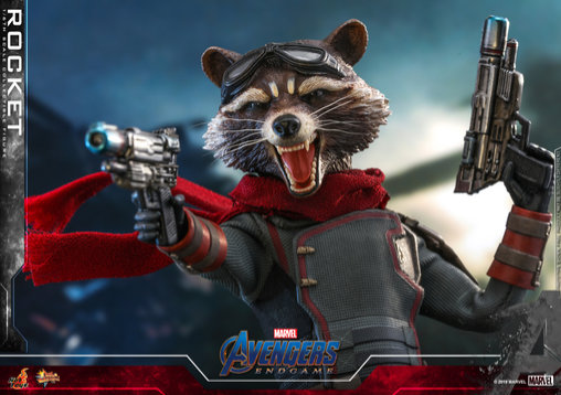 The Avengers - Endgame: Rocket, 1/6 Figur von Hot Toys