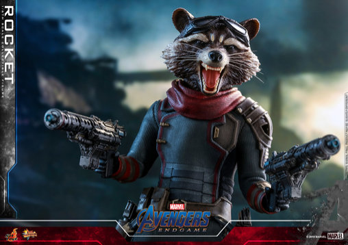 The Avengers - Endgame: Rocket, 1/6 Figur von Hot Toys