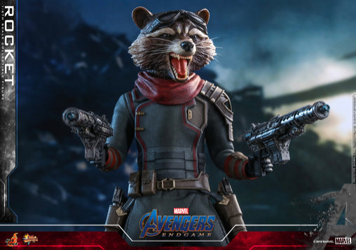The Avengers - Endgame: Rocket, 1/6 Figur von Hot Toys