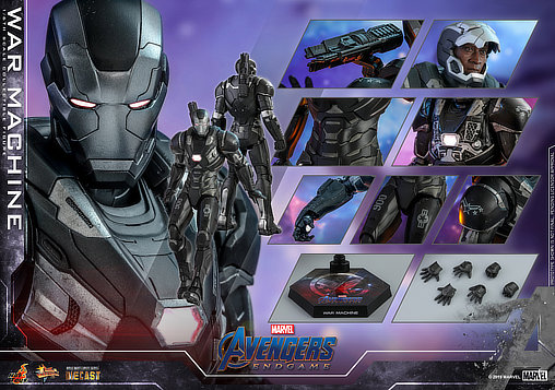 The Avengers - Endgame: War Machine - DieCast, 1/6 Figur von Hot Toys