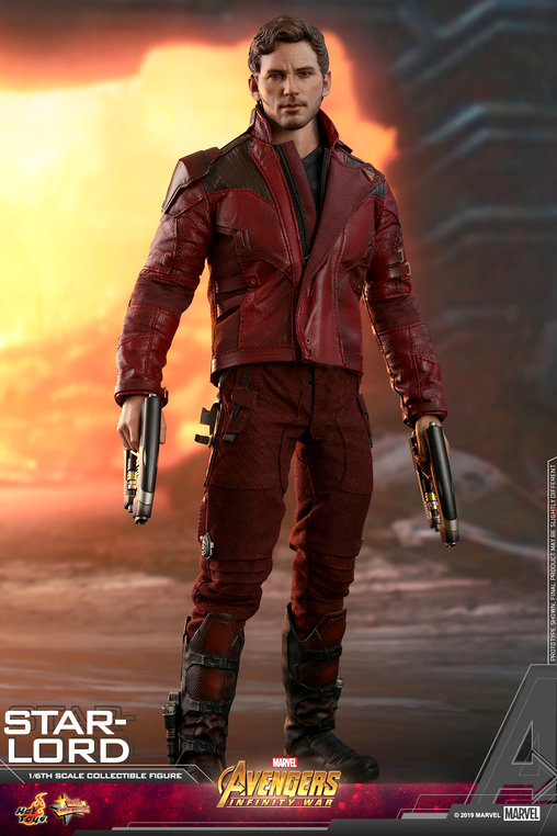 The Avengers - Infinity War: Star-Lord, 1/6 Figur von Hot Toys