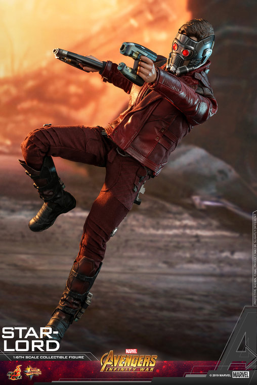 The Avengers - Infinity War: Star-Lord, 1/6 Figur von Hot Toys