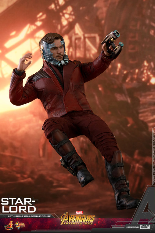 The Avengers - Infinity War: Star-Lord, 1/6 Figur von Hot Toys