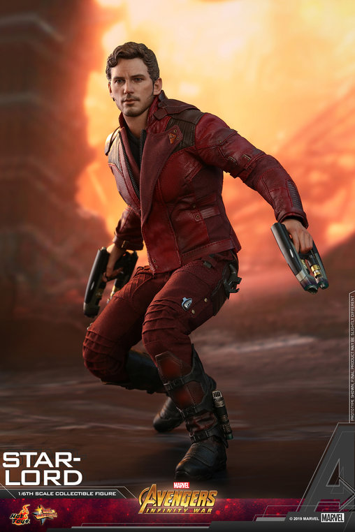 The Avengers - Infinity War: Star-Lord, 1/6 Figur von Hot Toys