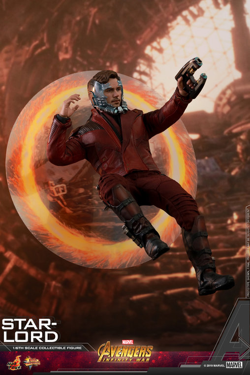 The Avengers - Infinity War: Star-Lord, 1/6 Figur von Hot Toys