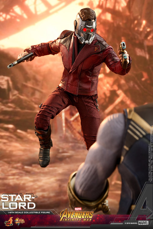 The Avengers - Infinity War: Star-Lord, 1/6 Figur von Hot Toys