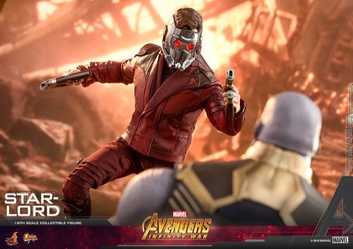 The Avengers - Infinity War: Star-Lord, 1/6 Figur von Hot Toys