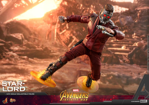 The Avengers - Infinity War: Star-Lord, 1/6 Figur von Hot Toys