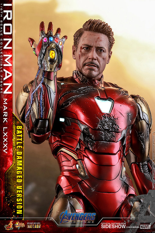 The Avengers - Endgame: Iron Man Mark LXXXV - Battle Damaged, 1/6 Figur von Hot Toys