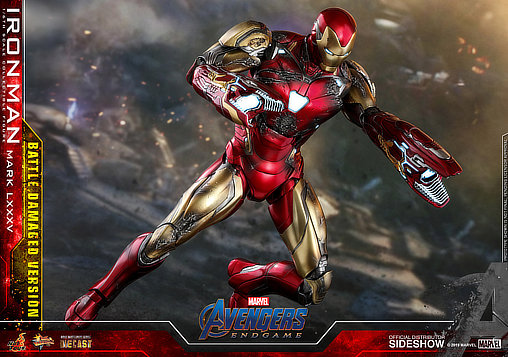 The Avengers - Endgame: Iron Man Mark LXXXV - Battle Damaged, 1/6 Figur von Hot Toys