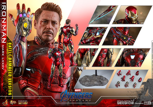 The Avengers - Endgame: Iron Man Mark LXXXV - Battle Damaged, 1/6 Figur von Hot Toys