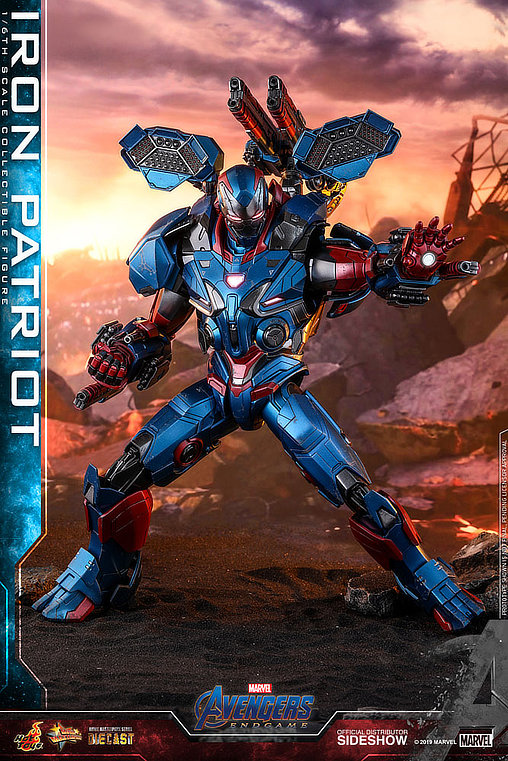 The Avengers - Endgame: Iron Patriot - DieCast, 1/6 Figur von Hot Toys