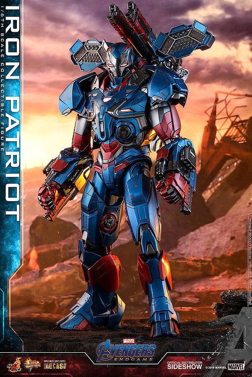 The Avengers - Endgame: Iron Patriot - DieCast, 1/6 Figur von Hot Toys