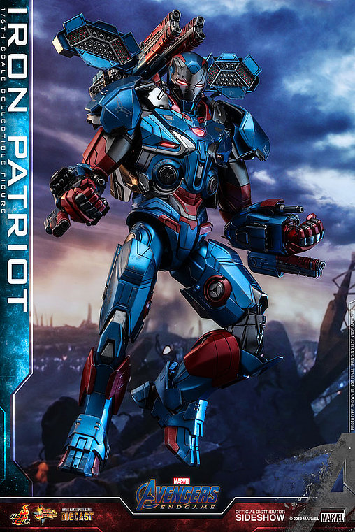 The Avengers - Endgame: Iron Patriot - DieCast, 1/6 Figur von Hot Toys