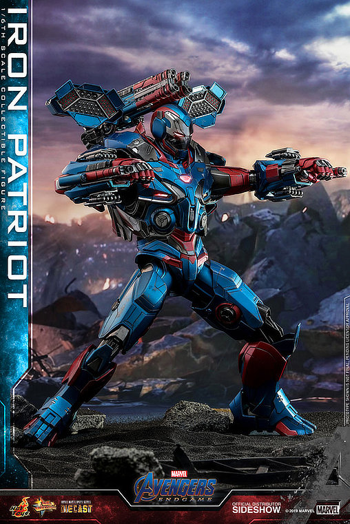 The Avengers - Endgame: Iron Patriot - DieCast, 1/6 Figur von Hot Toys