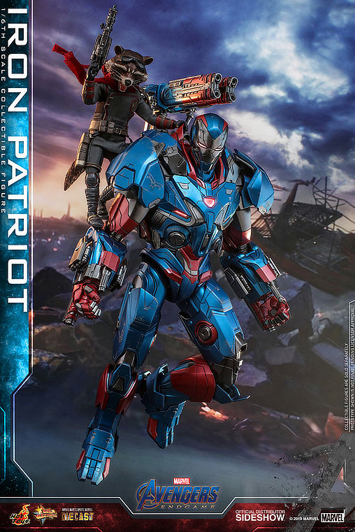 The Avengers - Endgame: Iron Patriot - DieCast, 1/6 Figur von Hot Toys