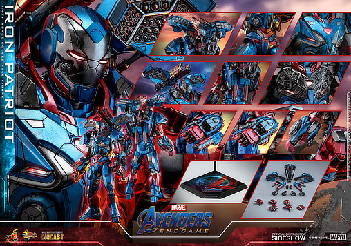 The Avengers - Endgame: Iron Patriot - DieCast, 1/6 Figur von Hot Toys