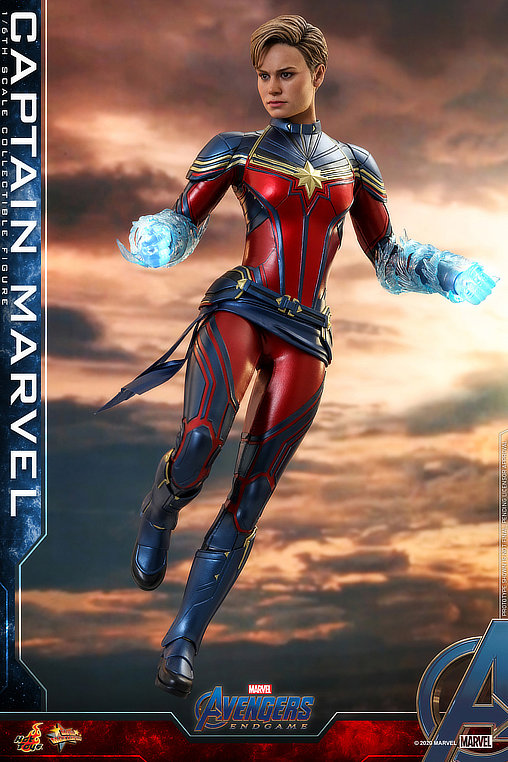 The Avengers - Endgame: Captain Marvel, 1/6 Figur ... https://spaceart.de/produkte/tav019-captain-marvel-figur-hot-toys-the-avengers-endgame-mms575-906305-4895228605238-spaceart.php