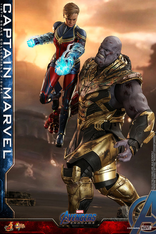 The Avengers - Endgame: Captain Marvel, 1/6 Figur von Hot Toys