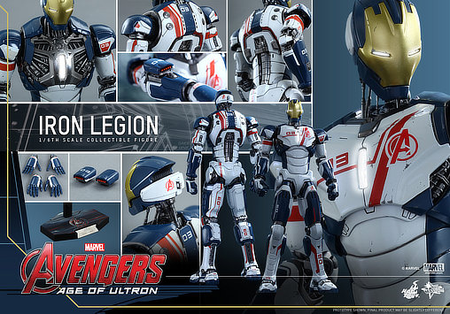 The Avengers - Age of Ultron: Iron Legion Drohne, 1/6 Figur von Hot Toys