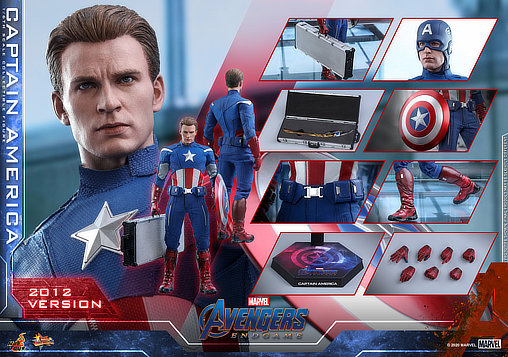 The Avengers - Endgame: Captain America - 2012 Version, 1/6 Figur von Hot Toys
