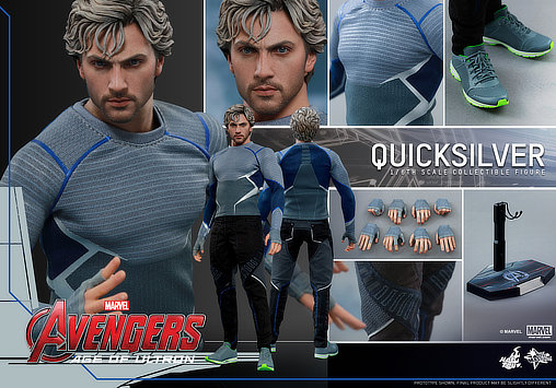 The Avengers - Age of Ultron: Quicksilver, 1/6 Figur von Hot Toys