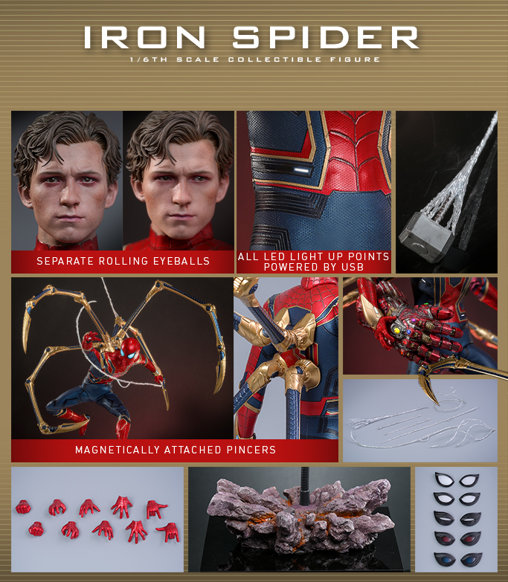 The Avengers - Endgame: Iron Spider, 1/6 Figur von Hot Toys
