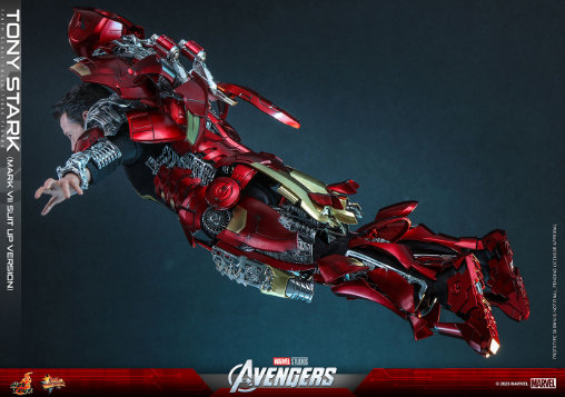The Avengers: Tony Stark - Mark 7 Suit Up Version, 1/6 Figur von Hot Toys