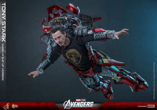 The Avengers: Tony Stark - Mark 7 Suit Up Version, 1/6 Figur von Hot Toys