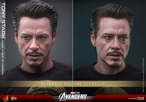 The Avengers: Tony Stark - Mark 7 Suit Up Version, 1/6 Figur von Hot Toys