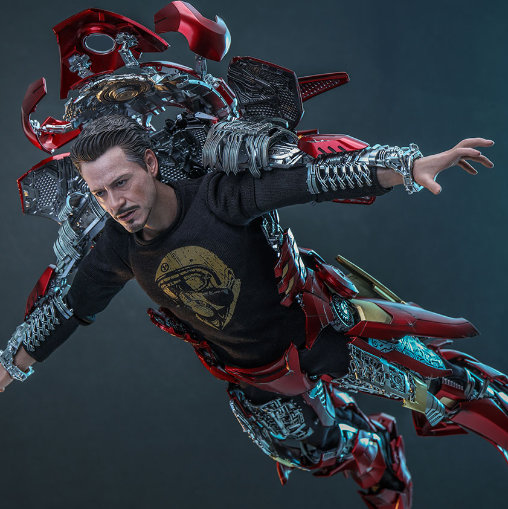 The Avengers: Tony Stark - Mark 7 Suit Up Version, 1/6 Figur von Hot Toys