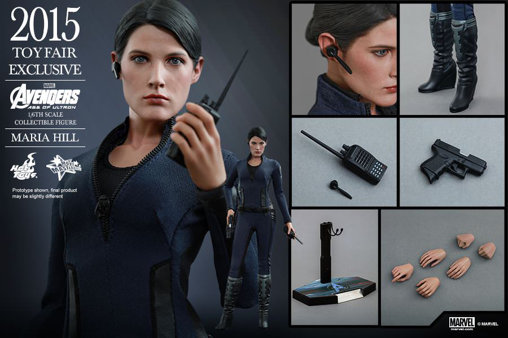 The Avengers - Age of Ultron: Maria Hill, 1/6 Figur von Hot Toys