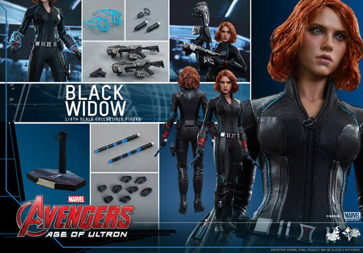 The Avengers - Age of Ultron: Black Widow, 1/6 Figur von Hot Toys
