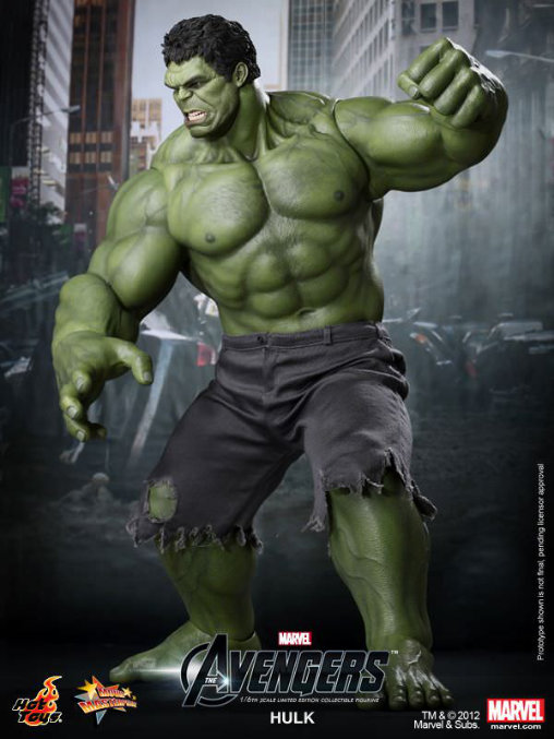 The Avengers - Hulk, 1/6 Figur von Hot Toys