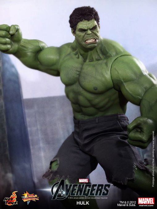 The Avengers - Hulk, 1/6 Figur von Hot Toys