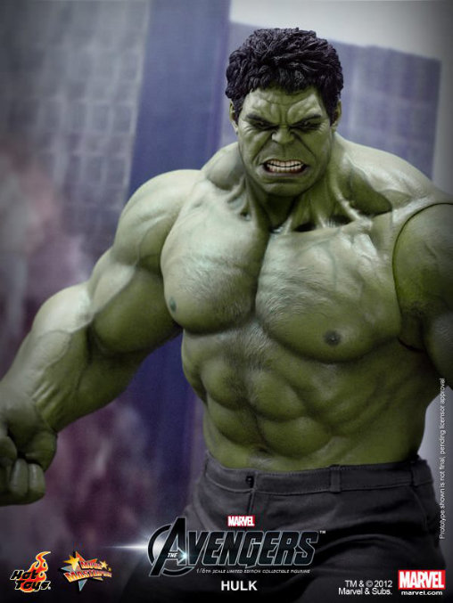 The Avengers - Hulk, 1/6 Figur von Hot Toys