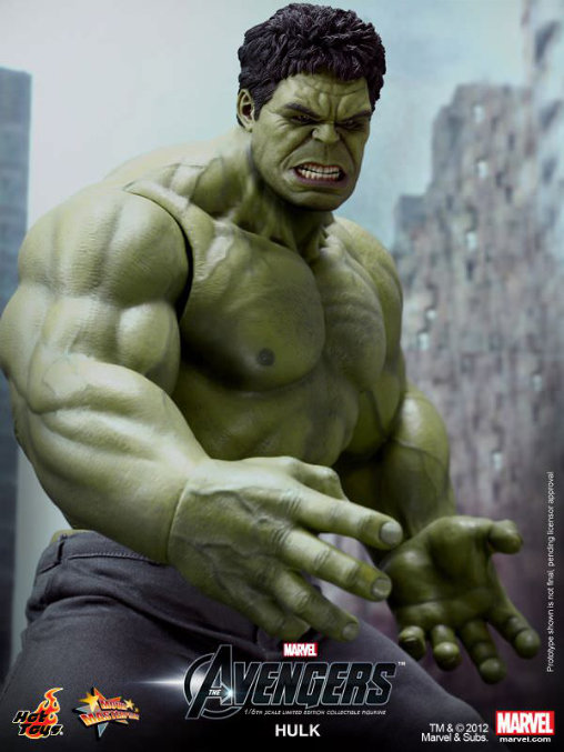 The Avengers - Hulk, 1/6 Figur von Hot Toys