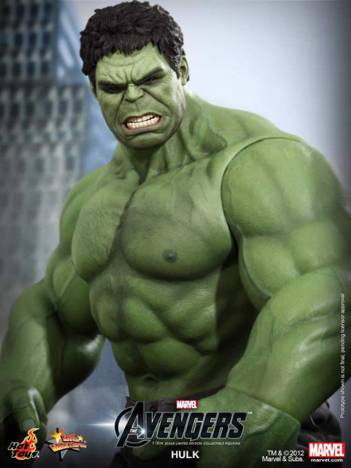 The Avengers - Hulk, 1/6 Figur von Hot Toys