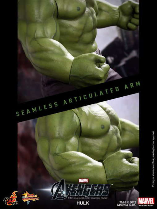 The Avengers - Hulk, 1/6 Figur von Hot Toys