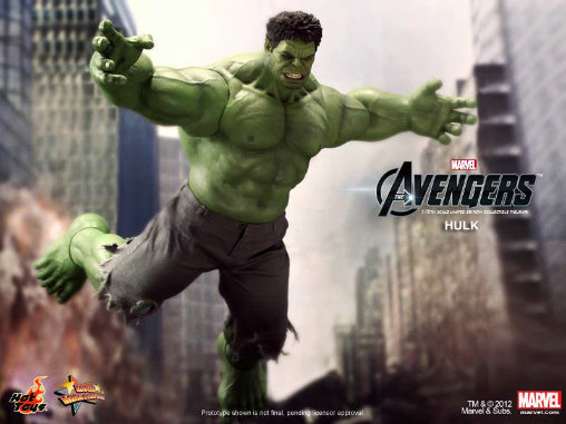 The Avengers - Hulk, 1/6 Figur von Hot Toys