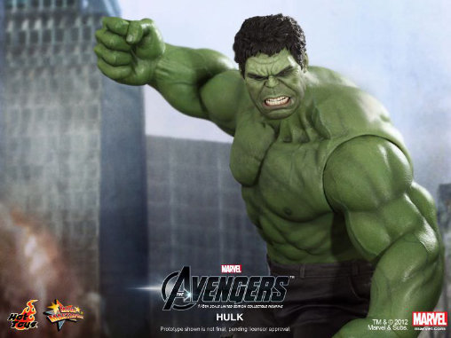 The Avengers - Hulk, 1/6 Figur von Hot Toys