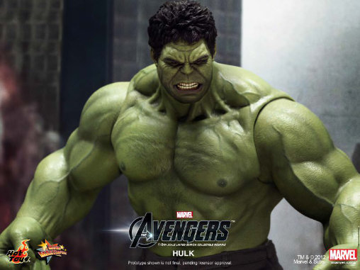 The Avengers - Hulk, 1/6 Figur von Hot Toys