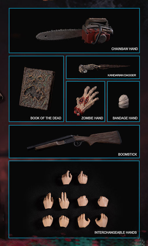 Tanz der Teufel II: Ash Williams, 1/6 Figur von Asmus Toys