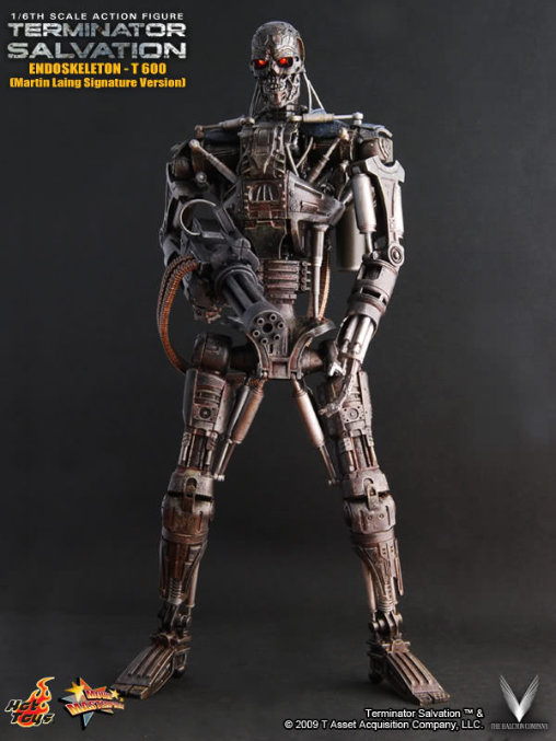 Terminator - Salvation: T-600 Endoskeleton - Martin Laing Signature Edition, 1/6 Figur von Hot Toys
