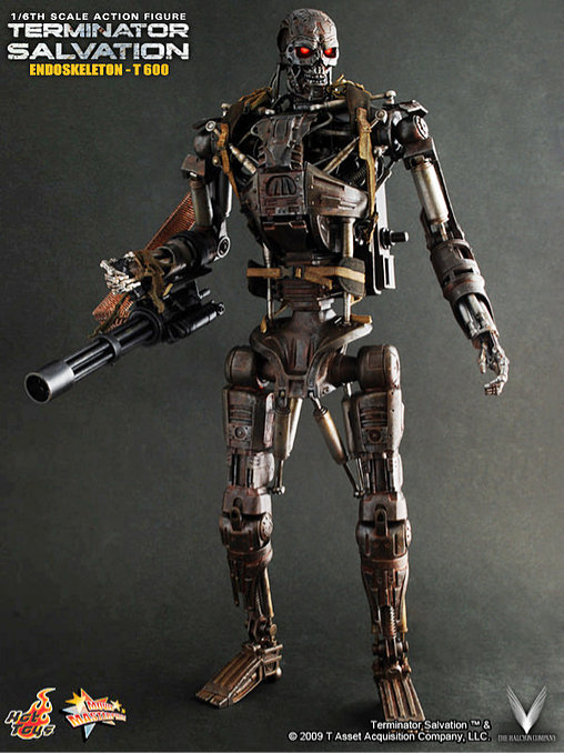 Terminator - Salvation: T-600 Endoskeleton, 1/6 Figur von Hot Toys