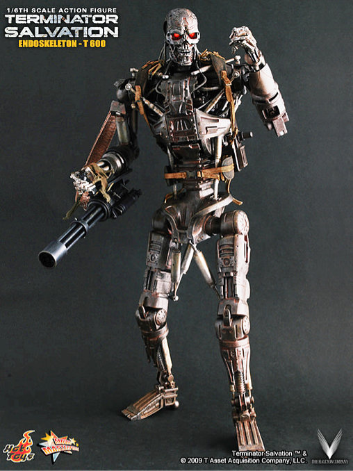 Terminator - Salvation: T-600 Endoskeleton, 1/6 Figur von Hot Toys