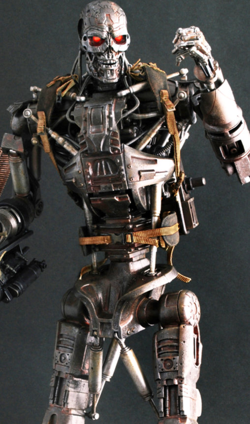 Terminator - Salvation: T-600 Endoskeleton, 1/6 Figur von Hot Toys