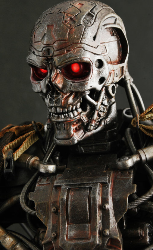 Terminator - Salvation: T-600 Endoskeleton, 1/6 Figur von Hot Toys