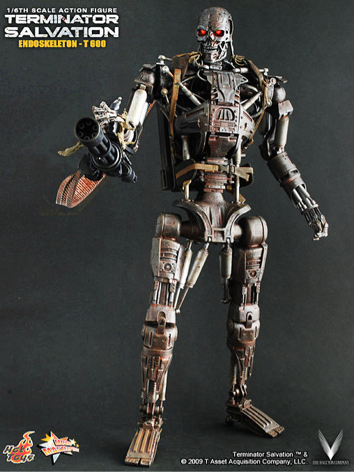 Terminator - Salvation: T-600 Endoskeleton, 1/6 Figur von Hot Toys