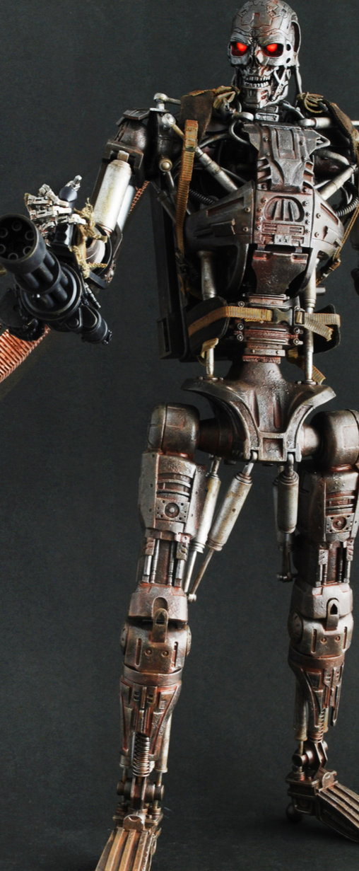 Terminator - Salvation: T-600 Endoskeleton, 1/6 Figur von Hot Toys
